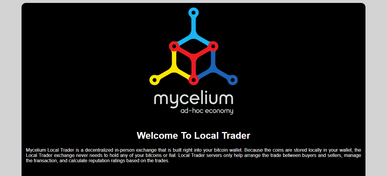 Mycelium Local Trader