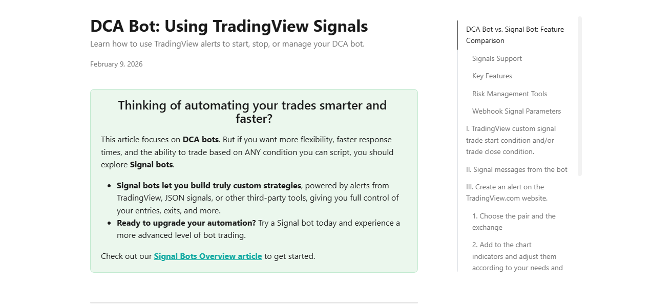 10 Best Self-Managed DCA Scripts for Bitcoin Accumulation 21 TradingView Webhook DCA Bot