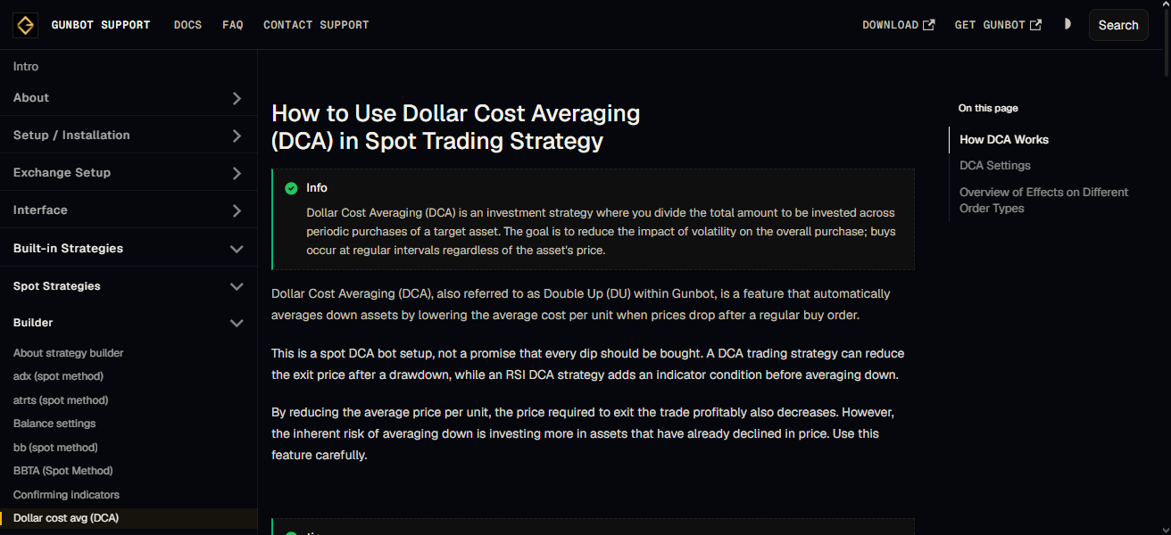 10 Best Self-Managed DCA Scripts for Bitcoin Accumulation 30 Gunbot DCA Configuration