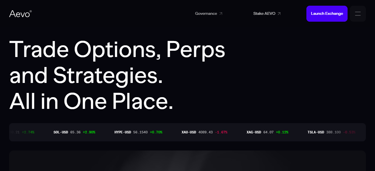 10 Best On-Chain Derivatives Platforms In 2026 Ranked 18 Aevo