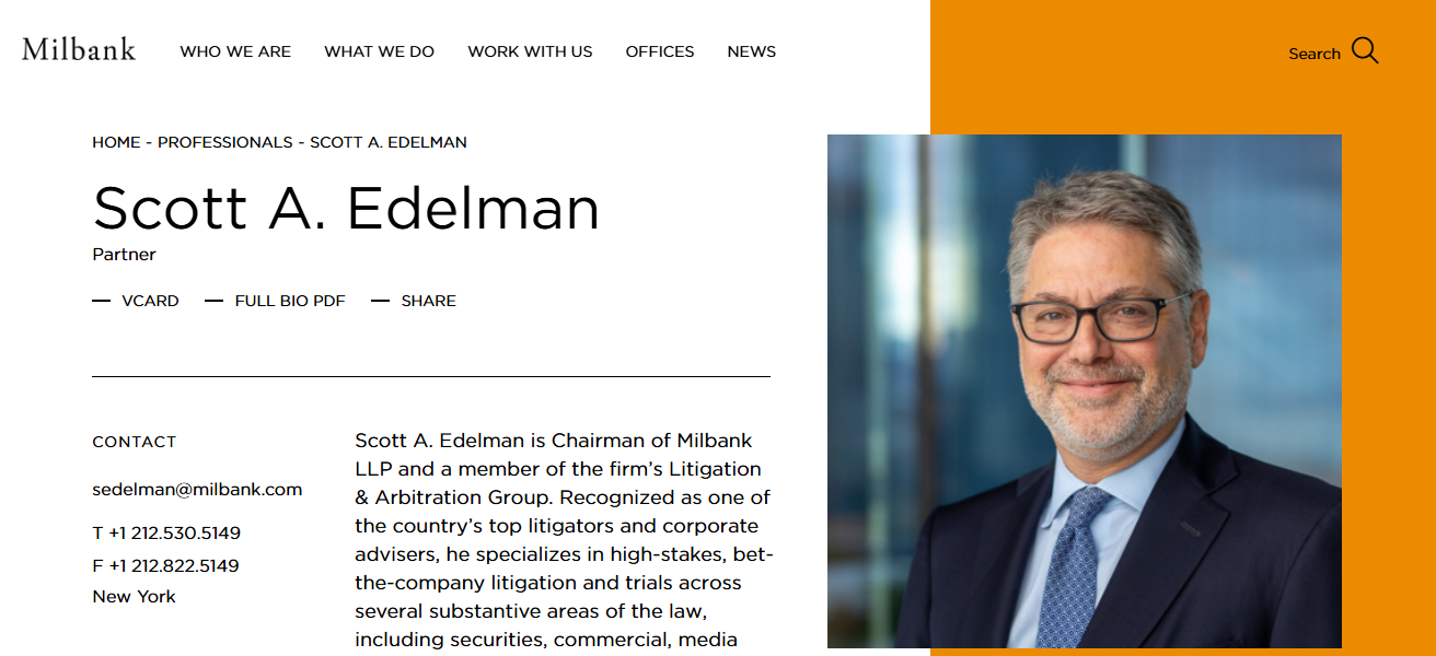 10 Best Intellectual Property Litigation Attorneys for Tech IP 22 Kirkland & Ellis LLP – Scott Edelman