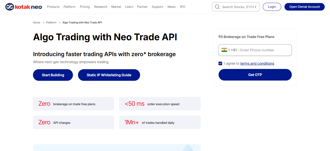 Kotak Securities Neo API