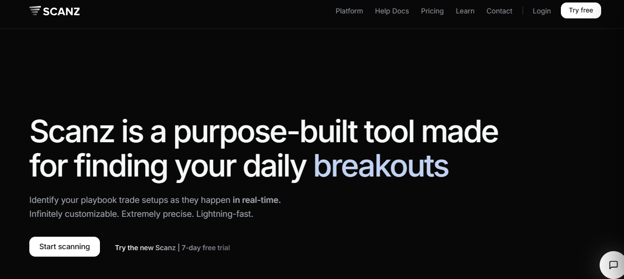10 Best AI Stock Screeners For Intraday Breakouts 2026 22 Scanz Real-Time AI Scanner