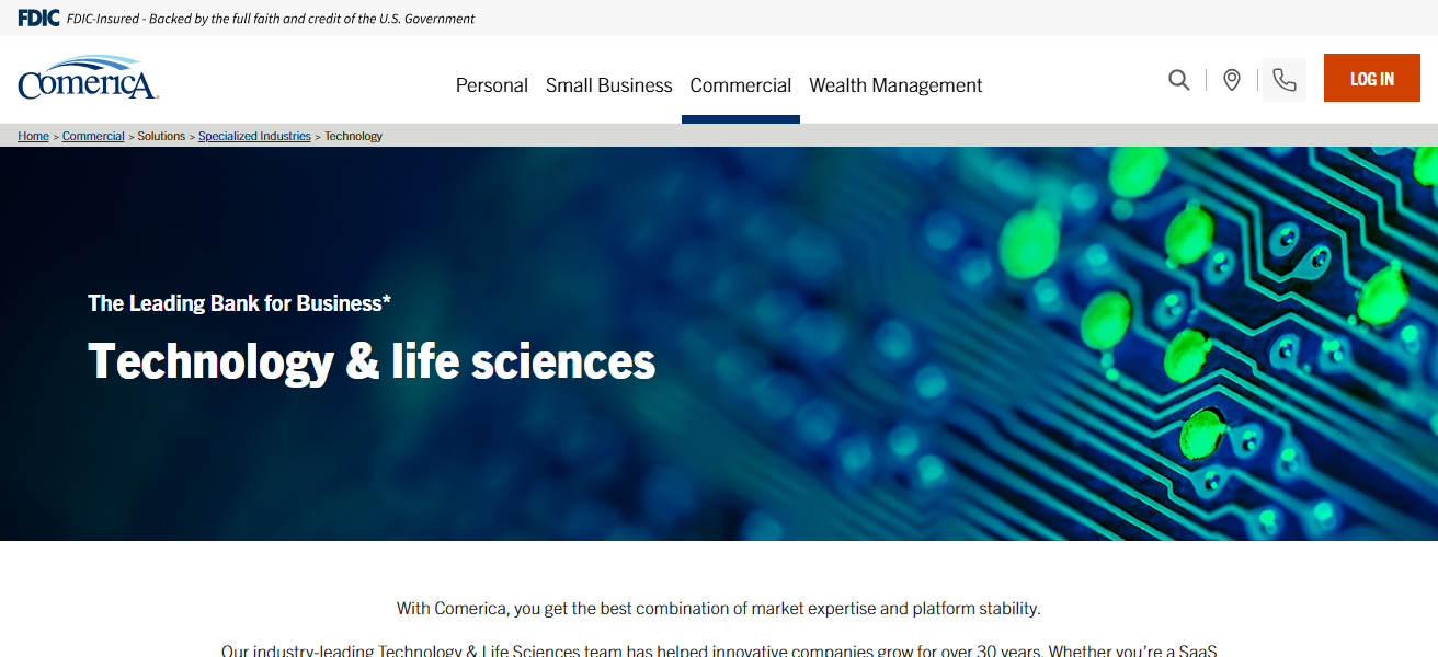 Comerica Technology & Life Sciences Credit Line