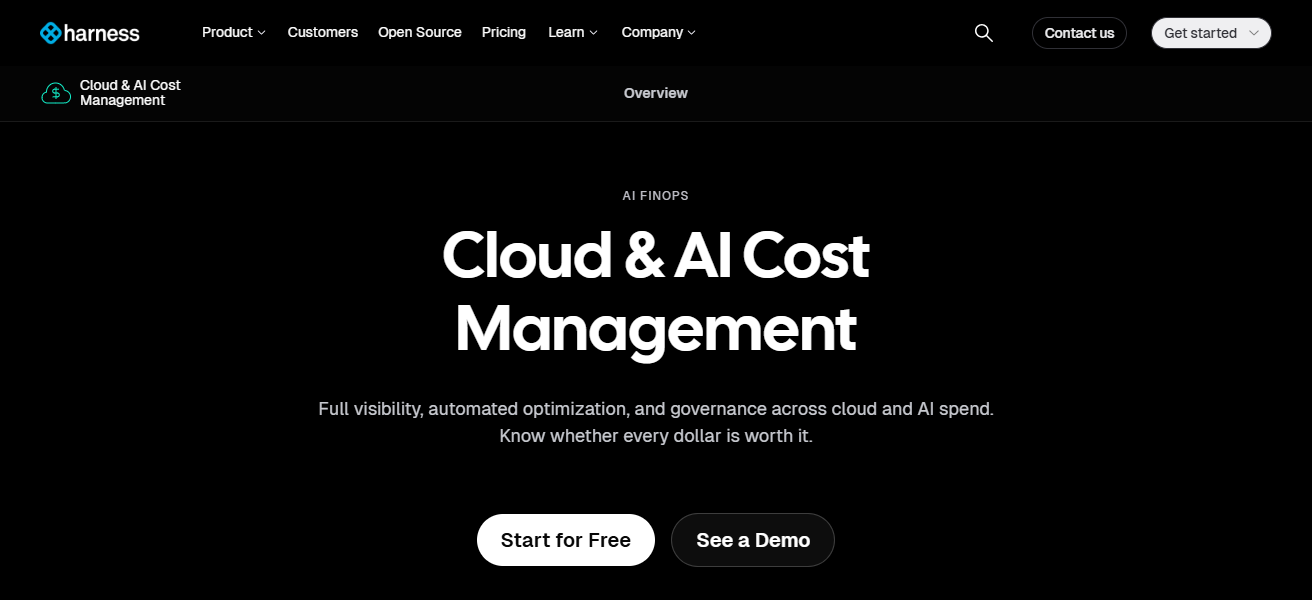 Harness Cloud Cost Management
