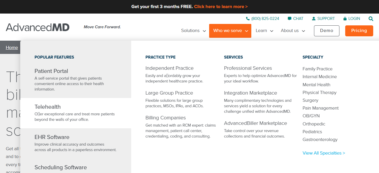 AdvancedMD Billing Software