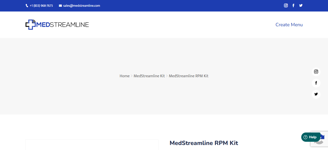 MedStreamline RPM Kit