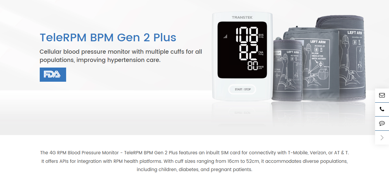  TeleRPM Gen 2 Plus Kit (Transtek Medical)