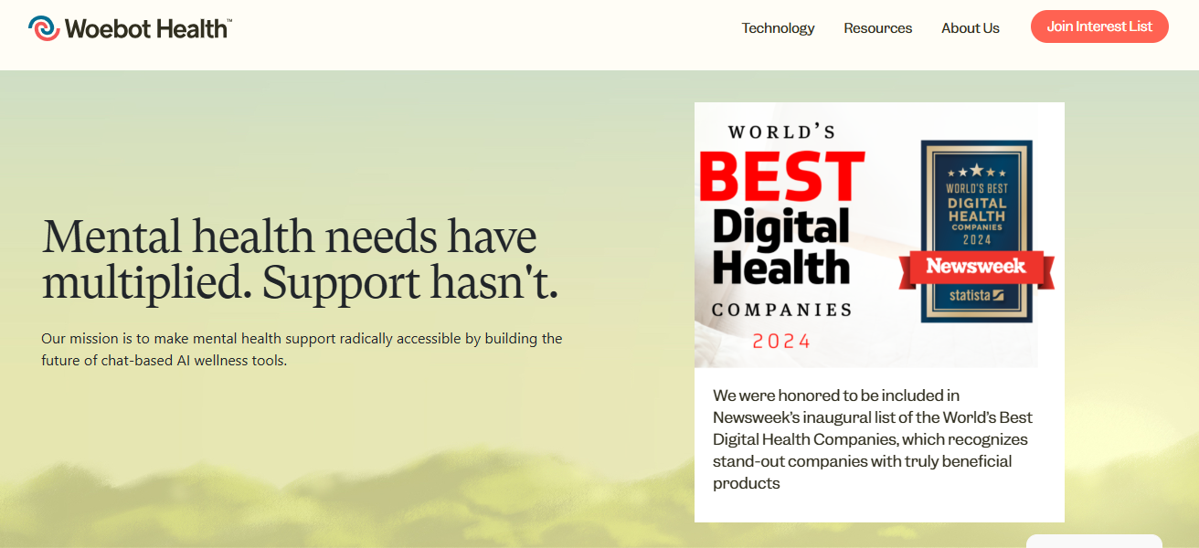 10 Best Digital Therapeutics (DTx) Platforms 2026 Guide 22 Woebot Health