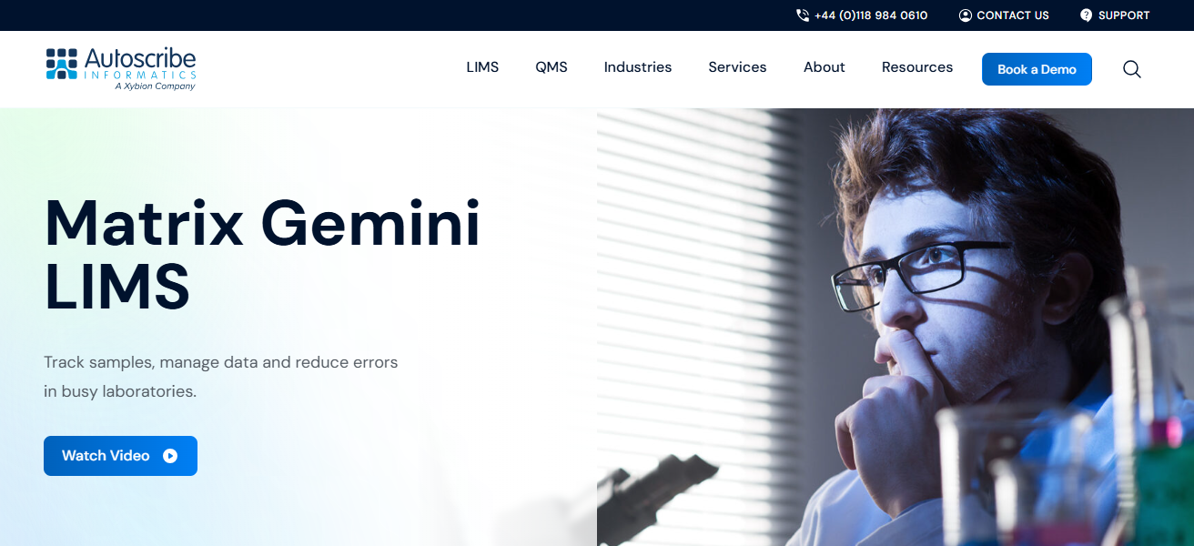 Autoscribe Matrix Gemini LIMS