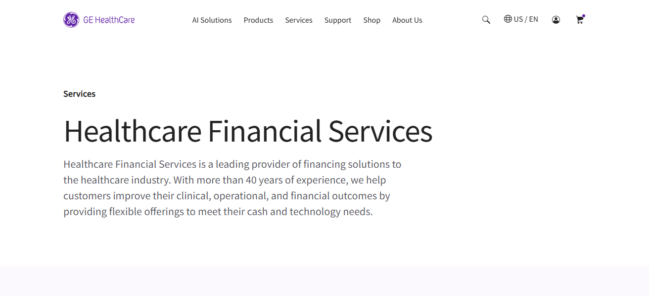 10 Top Medical Equipment Leasing Companies for Imaging 18 GE HealthCare Financial Services