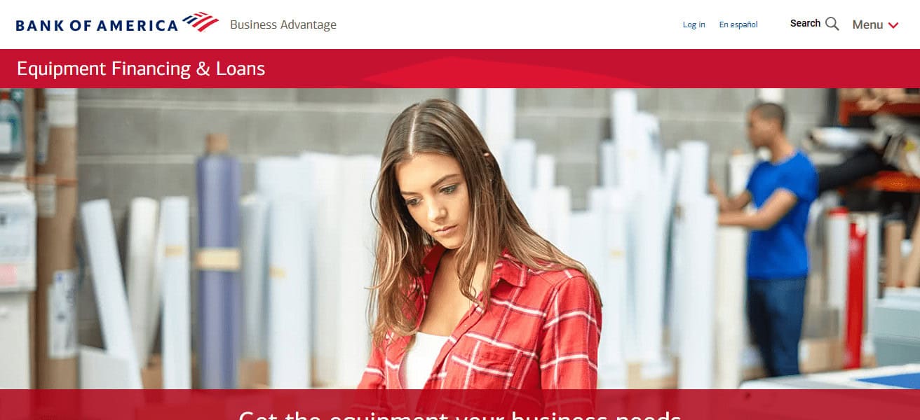 Bank of America Equipment Finance