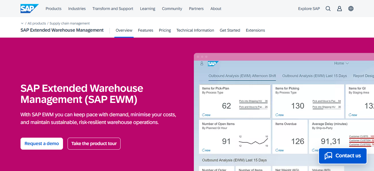 SAP Extended Warehouse Management (SAP EWM