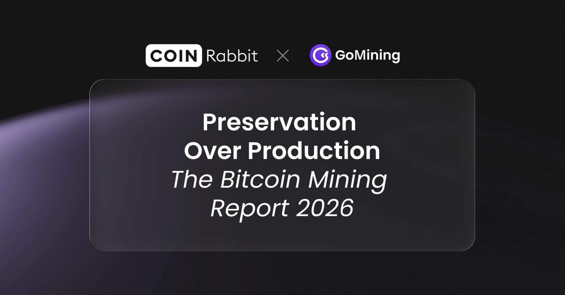CoinRabbit and GoMining Report: Managing Bitcoin Matters More Than Mining Volume
