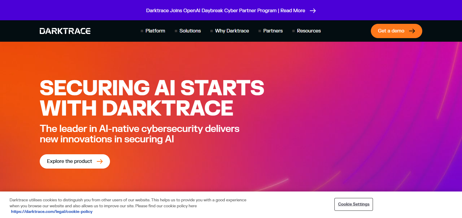 10 AI-Powered SOC Tools To Reduce Cyber Alert Fatigue 18 Darktrace