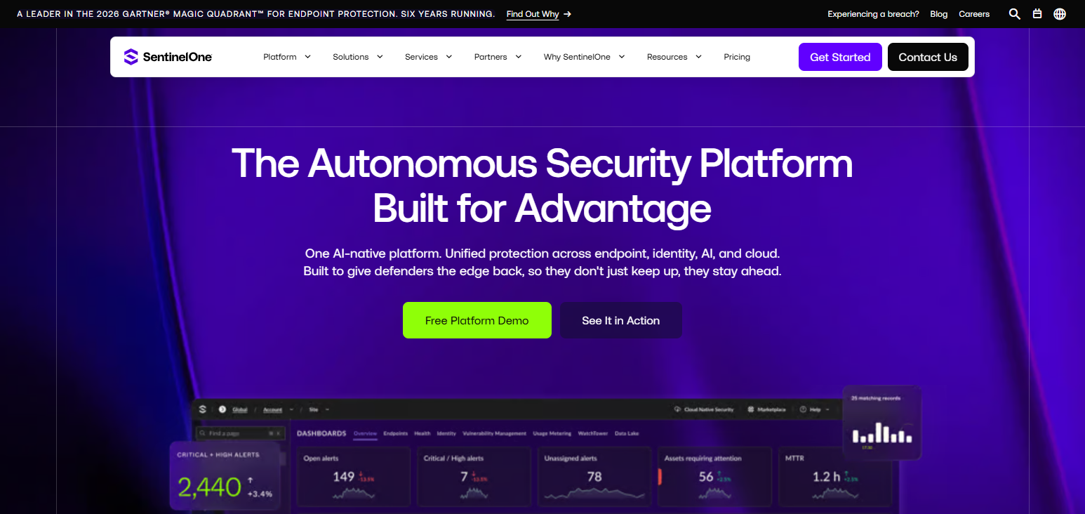 10 AI-Powered SOC Tools To Reduce Cyber Alert Fatigue 24 SentinelOne Singularity
