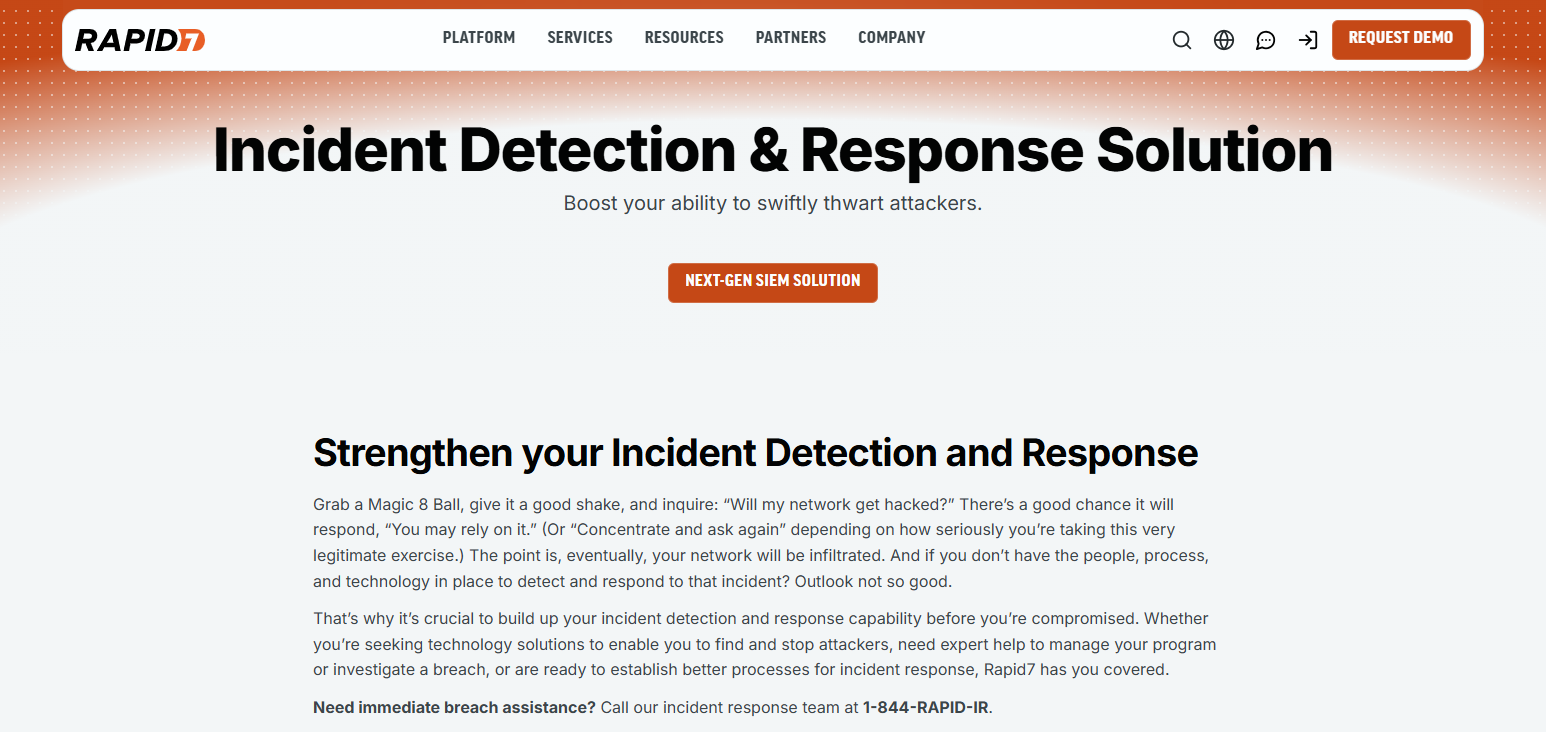10 AI-Powered SOC Tools To Reduce Cyber Alert Fatigue 26 Rapid7 InsightIDR
