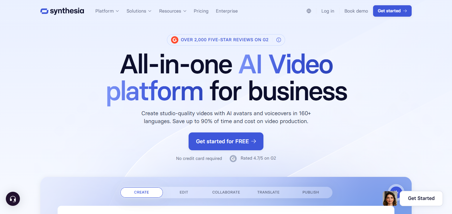 10 Best AI Video Localization Tools For Global Training 16 Synthesia