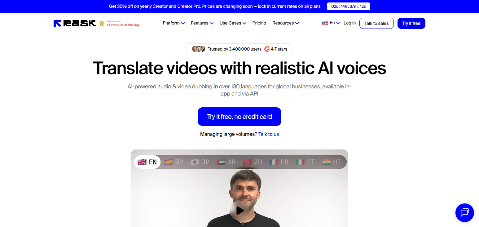 10 Best AI Video Localization Tools For Global Training 20 Rask AI