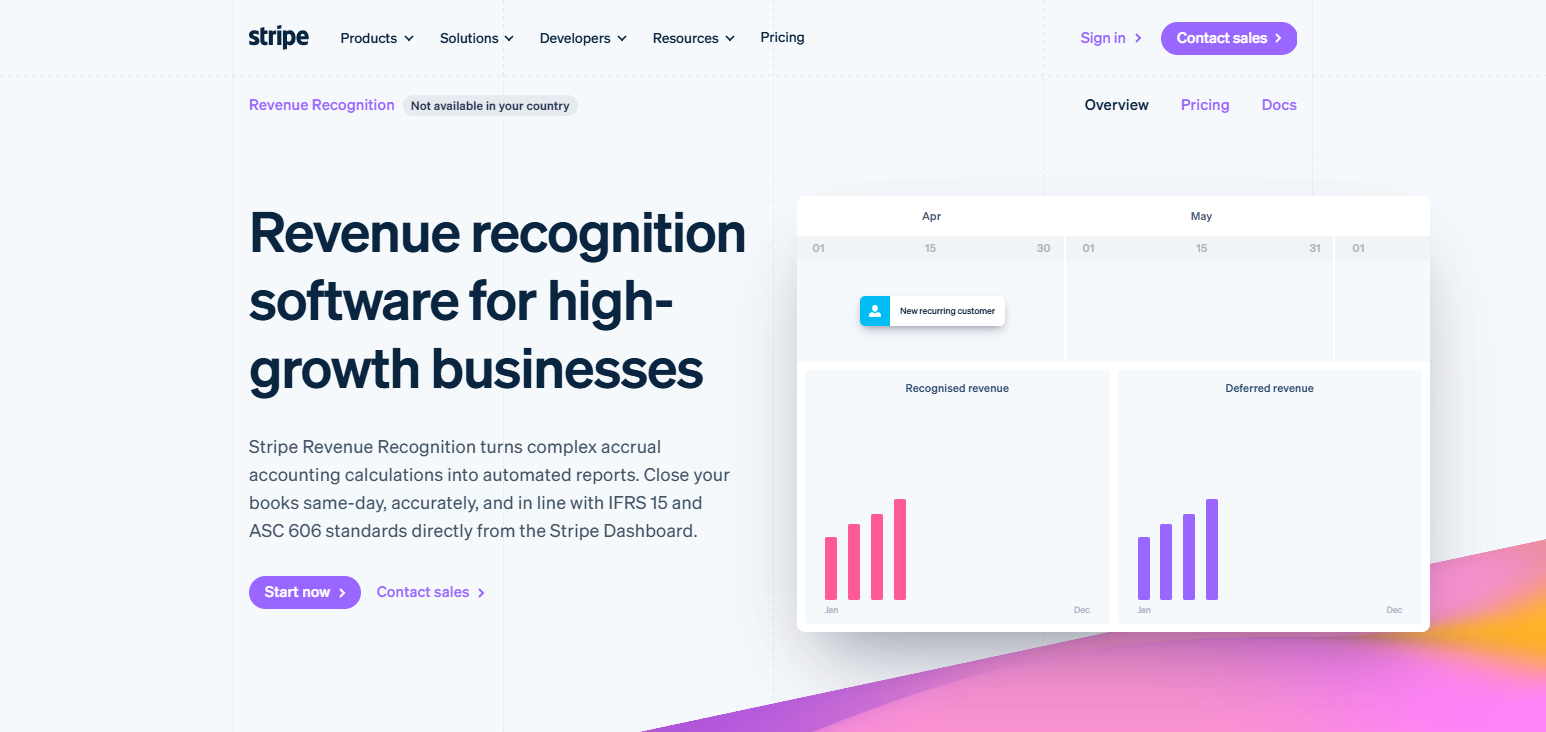 Stripe Revenue Recognition