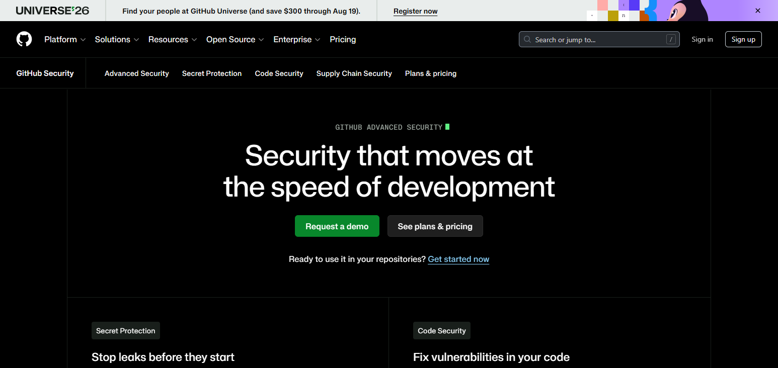 10 AI Code Auditing Tools for Enterprise Cloud Security Risks 17 GitHub Advanced Security