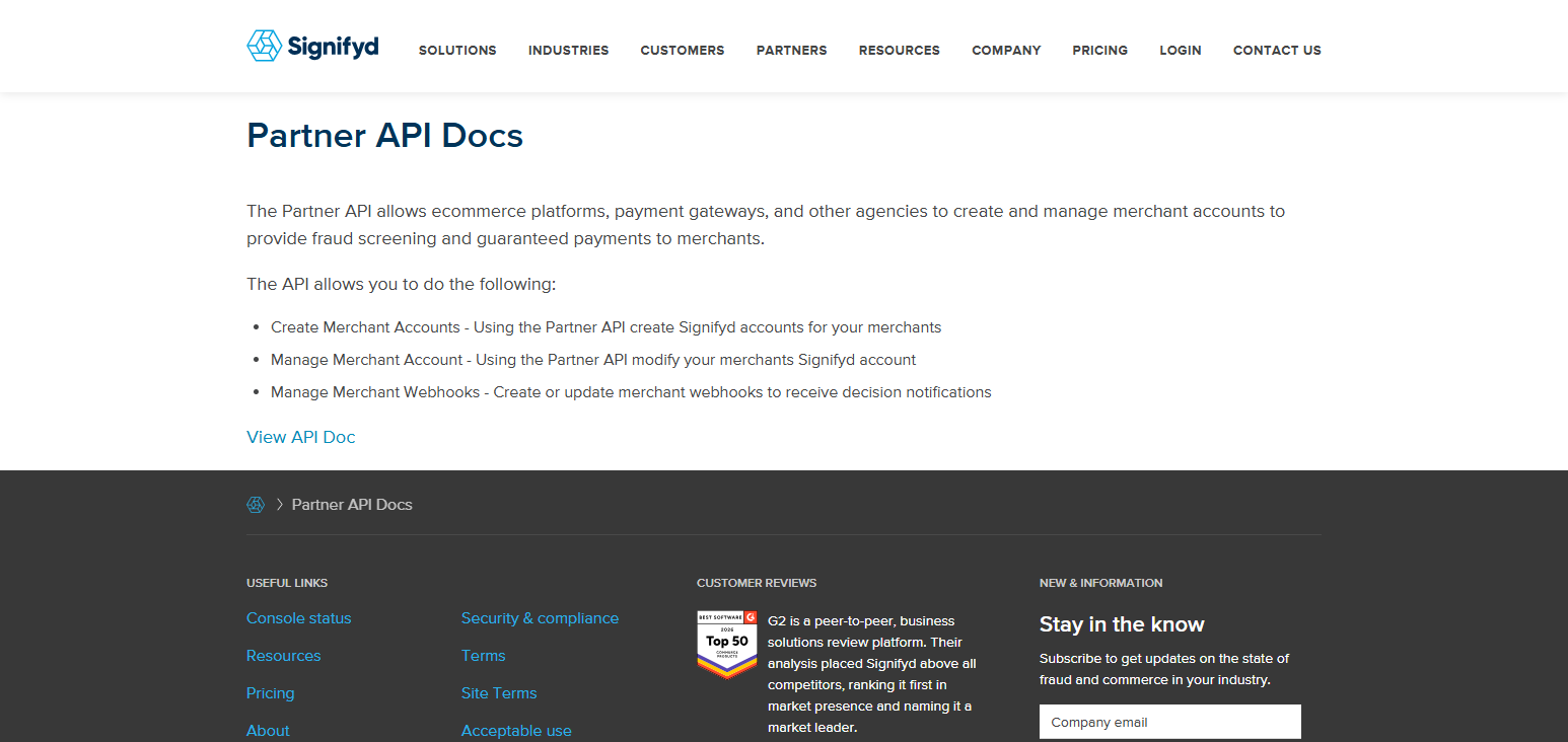 Signifyd API