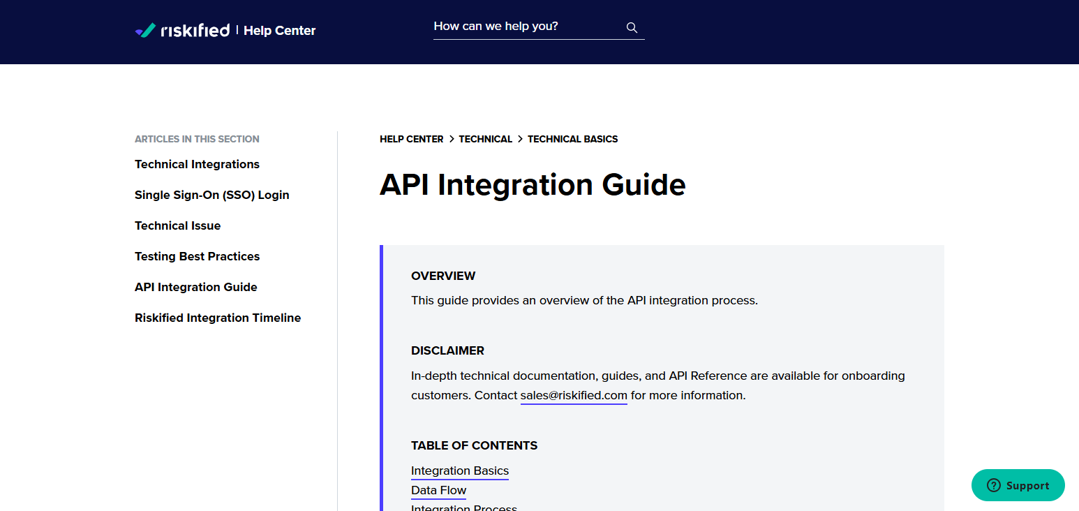 Riskified API