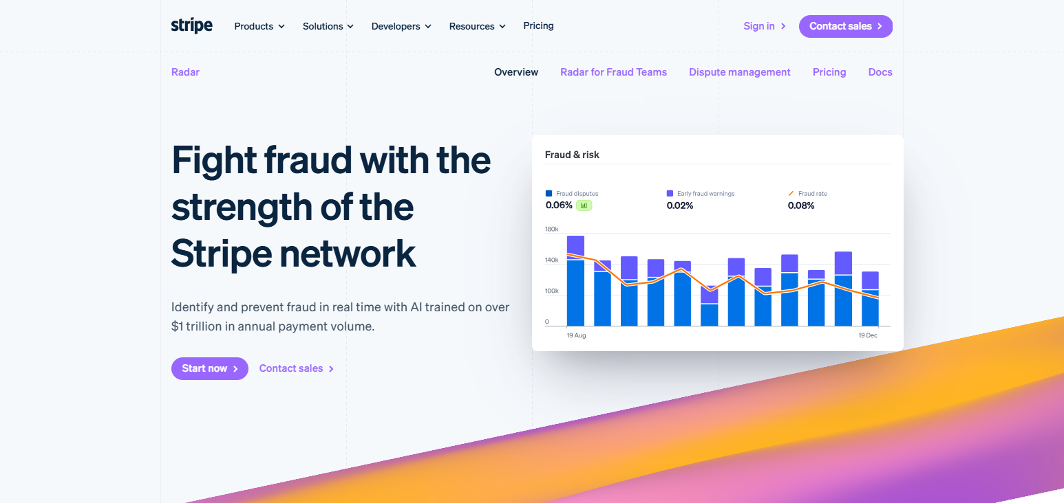 Stripe Radar API