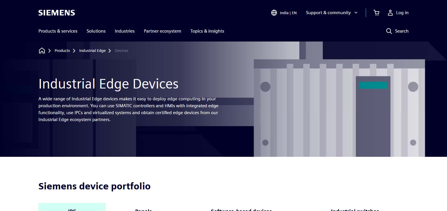 Siemens Industrial Edge Devices