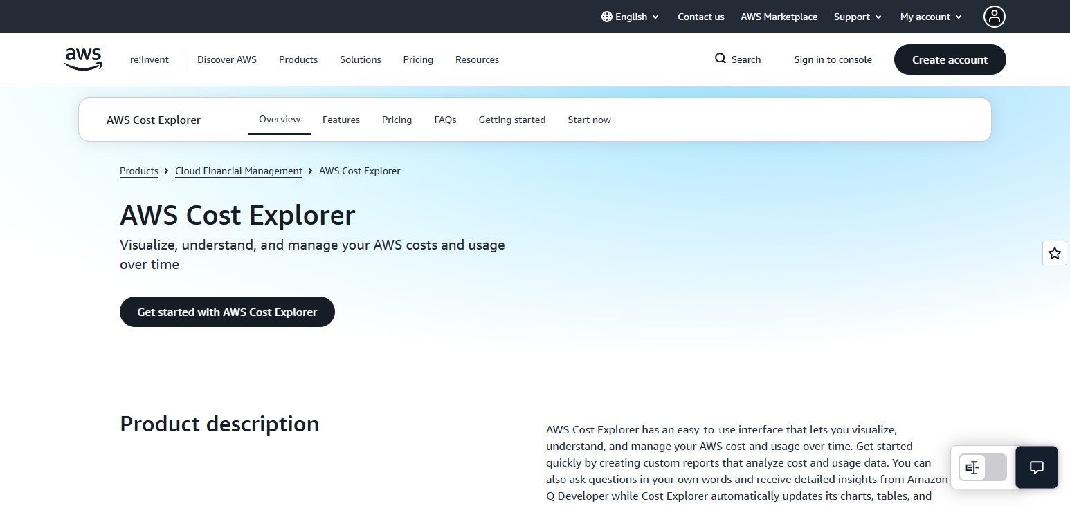 AWS Cost Explorer
