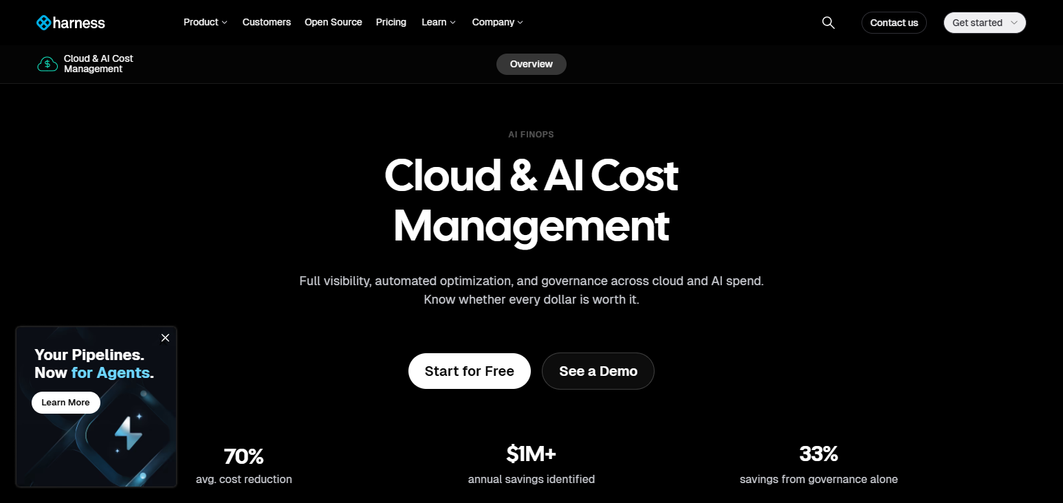 Harness Cloud Cost Management