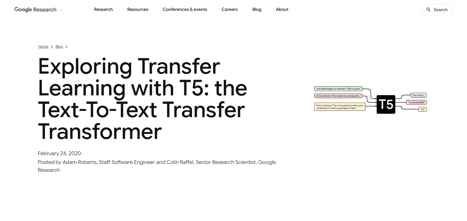 T5 (Google Research)