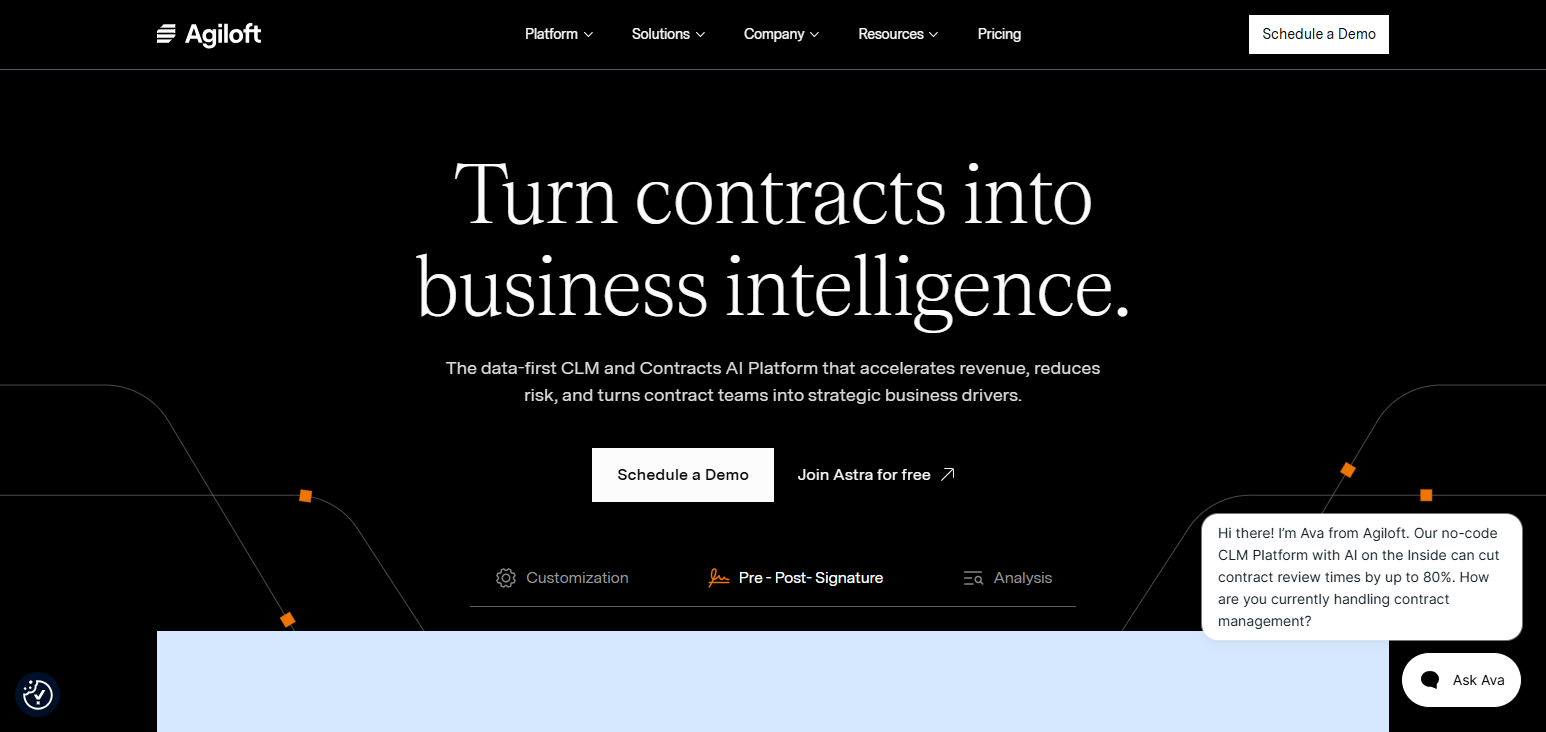 10 AI Contract Lifecycle Management Tools for Legal Ops 21 Agiloft