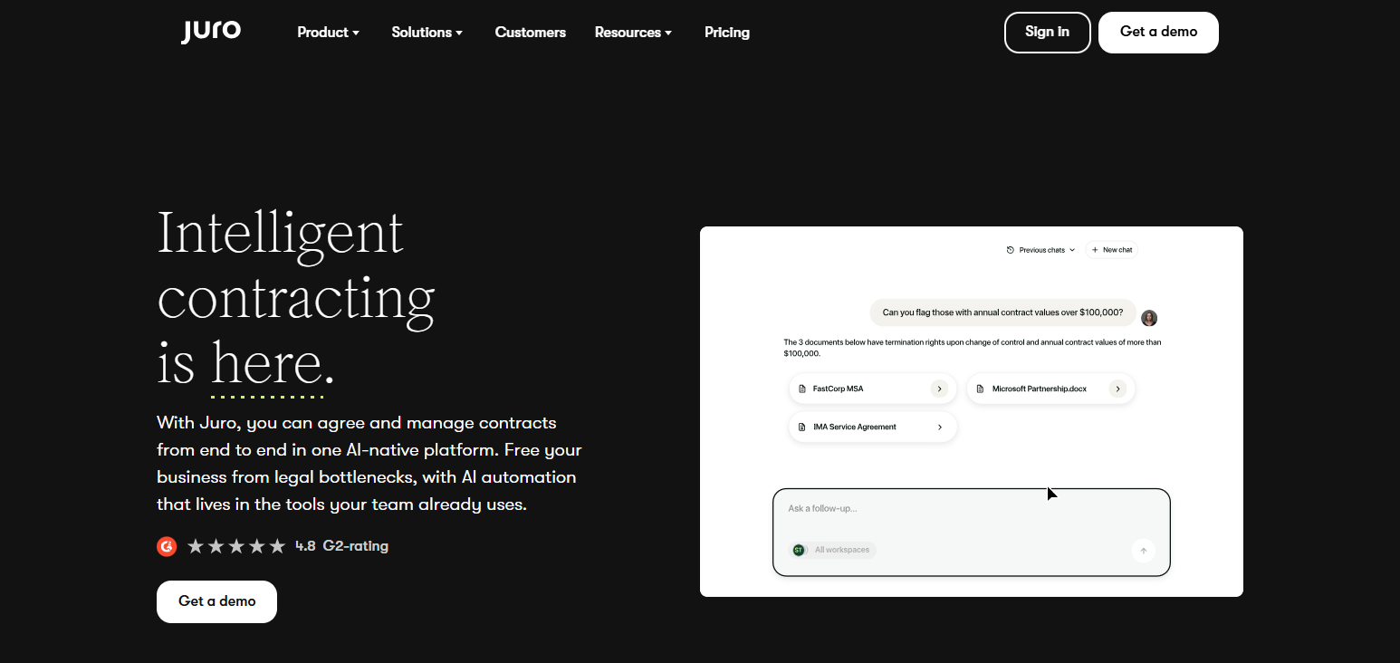 10 AI Contract Lifecycle Management Tools for Legal Ops 24 Juro