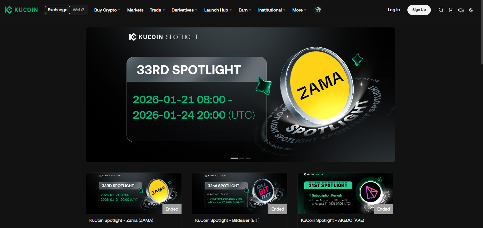 10 Best Crypto Launchpads for Early Token Sales In 2026 22 KuCoin Spotlight