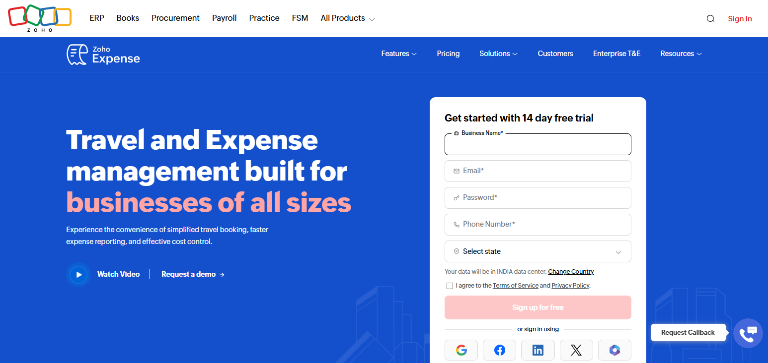 Zoho Expense