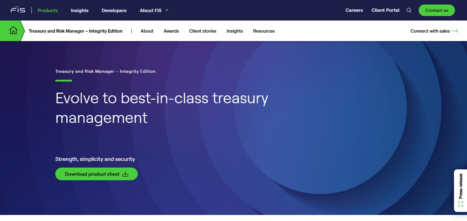 FIS Treasury Workstation