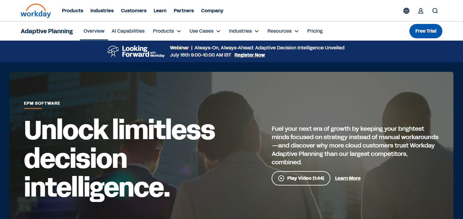 Workday Adaptive Planning