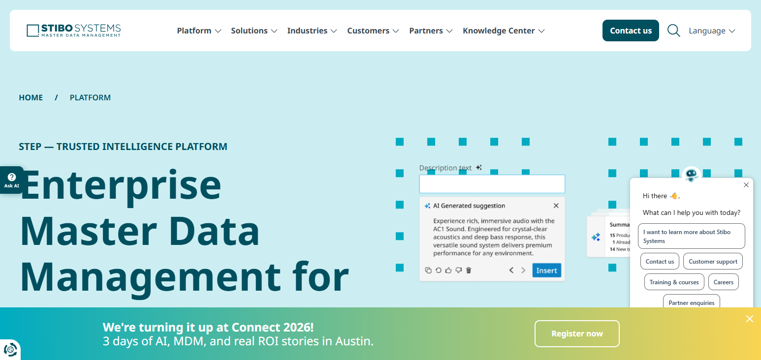 10 Best Master Data Management (MDM) Software In 2026 26 Stibo Systems STEP