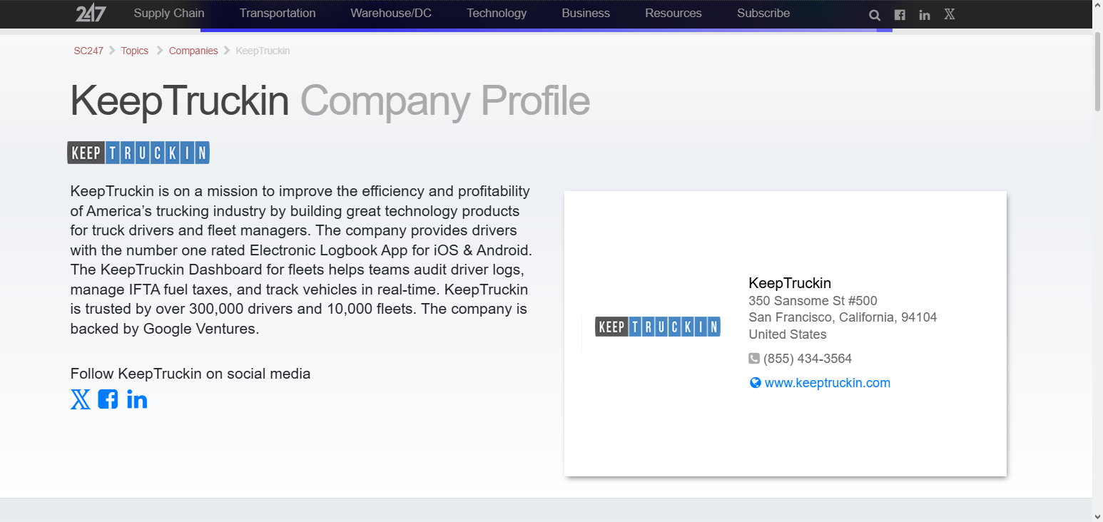 10 Best Fleet Management Software for Efficient Fleet Operations 24 KeepTruckin