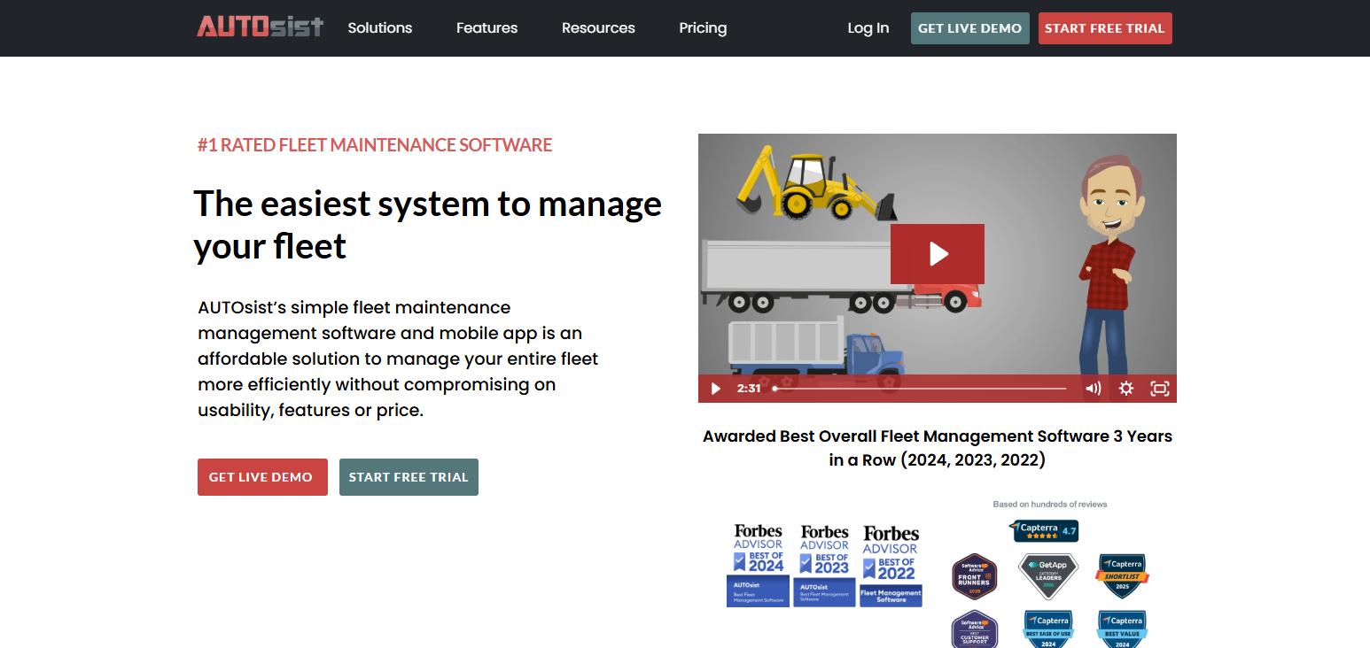 10 Best Fleet Management Software for Efficient Fleet Operations 26 AUTOsist