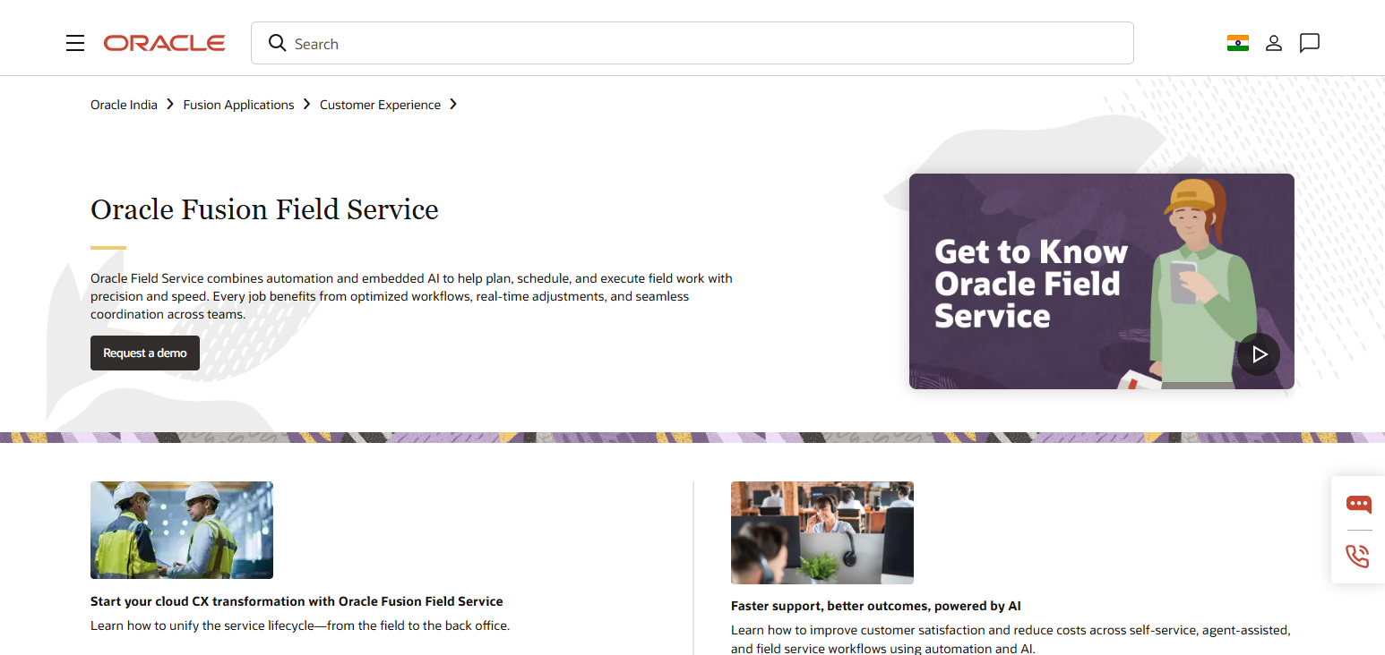 Oracle Field Service