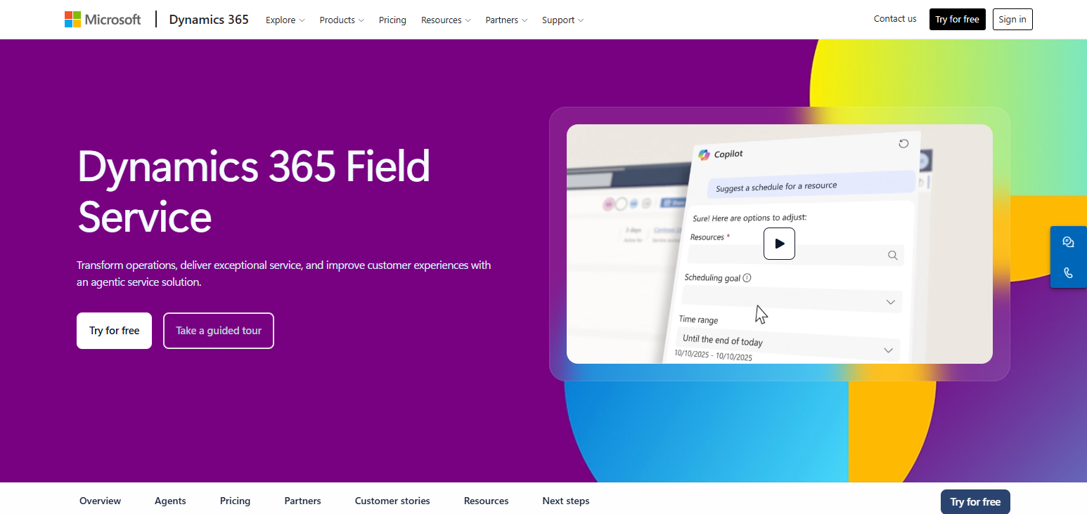 Microsoft Dynamics 365 Field Service