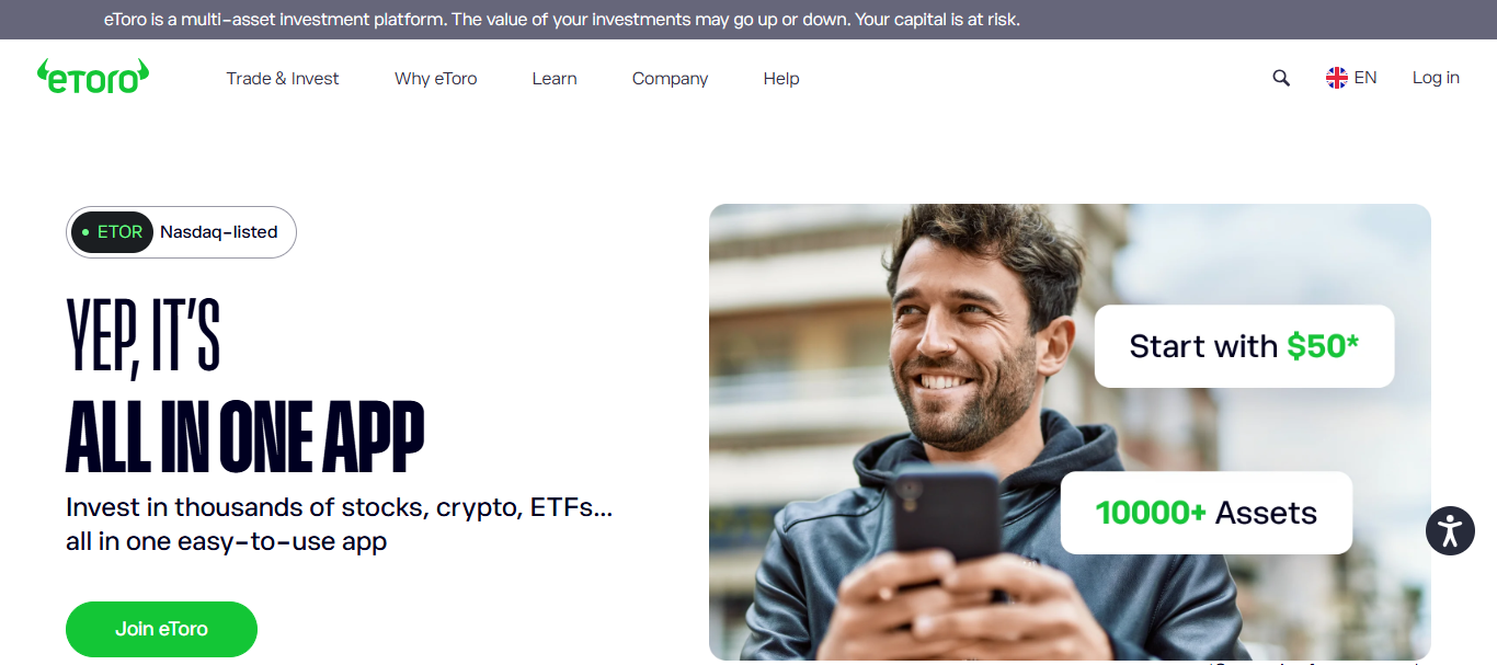 10 Best Stock Brokers for International Investors 2026 Guide 22 eToro