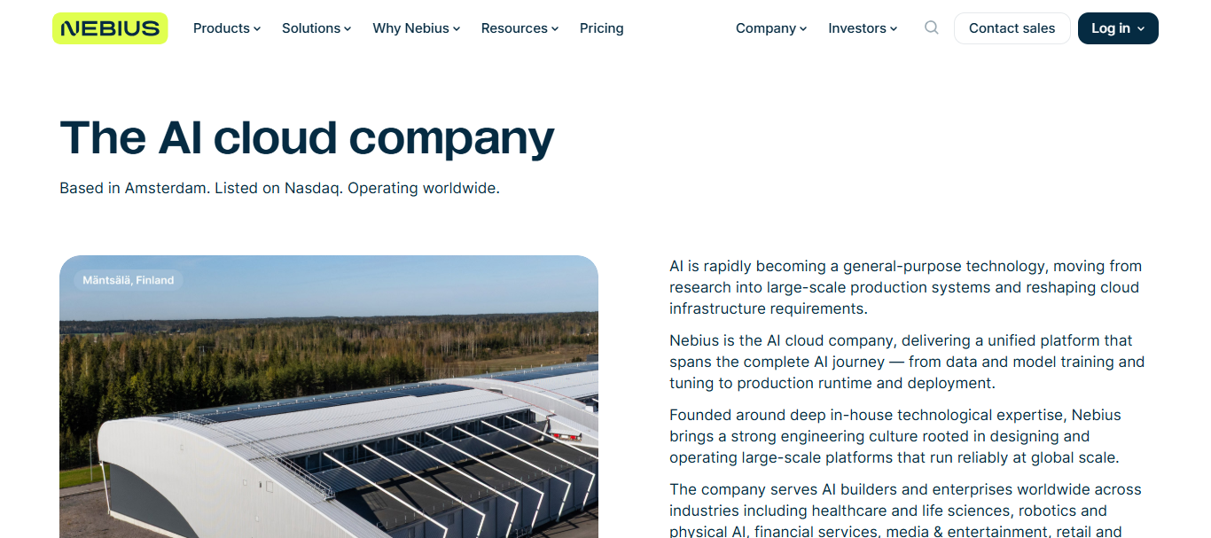 10 Best AI Companies Backed by NVIDIA in 2026 | Top Picks 20 Nebius Group
