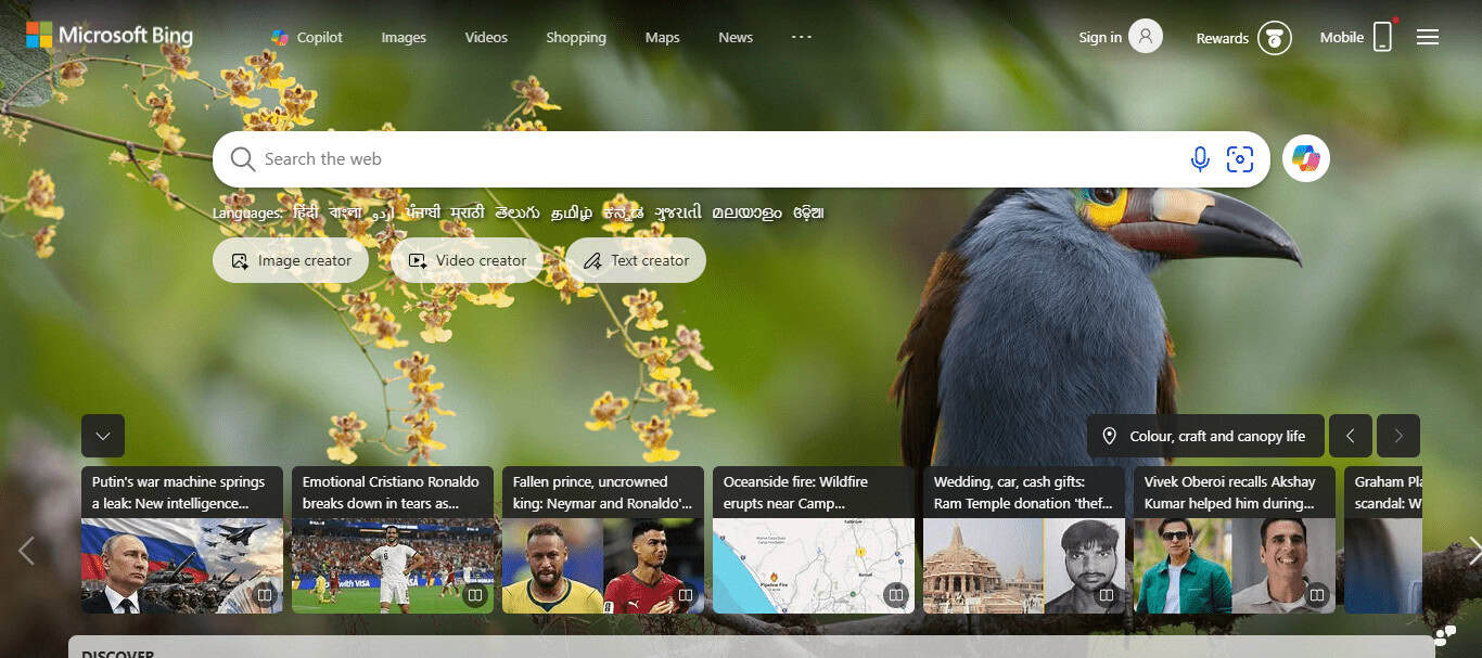 Microsoft Bing
