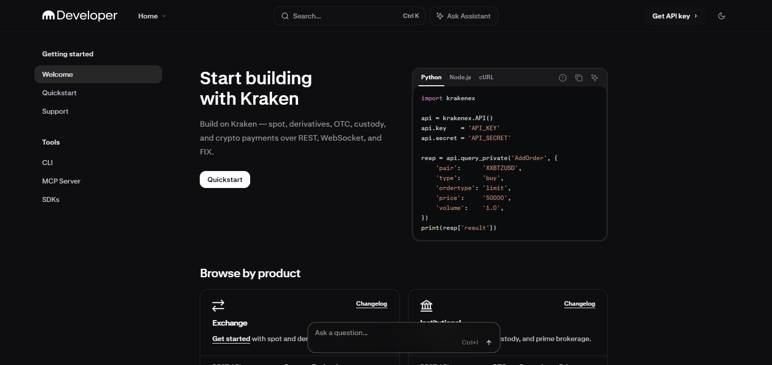 Kraken API
