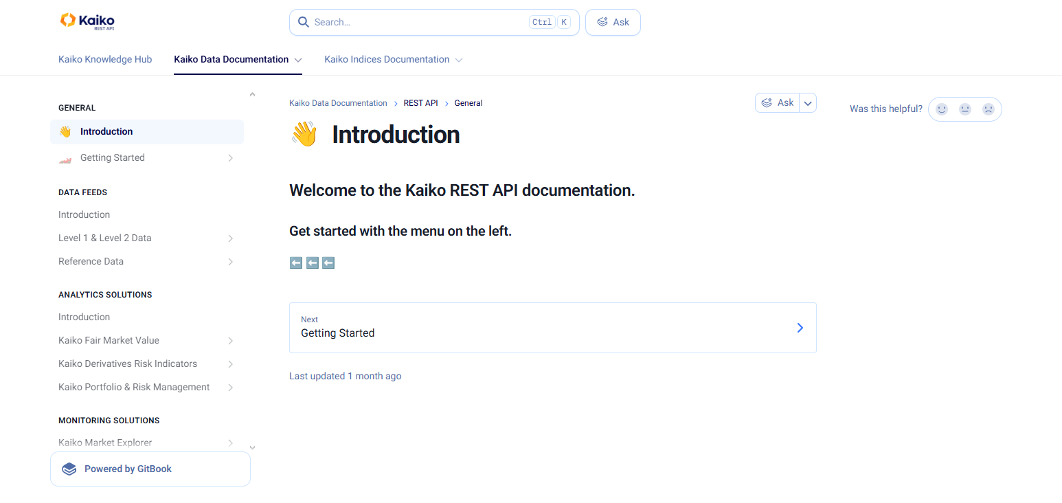 Kaiko API
