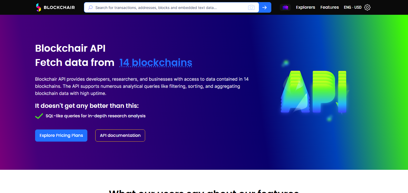 Blockchair API