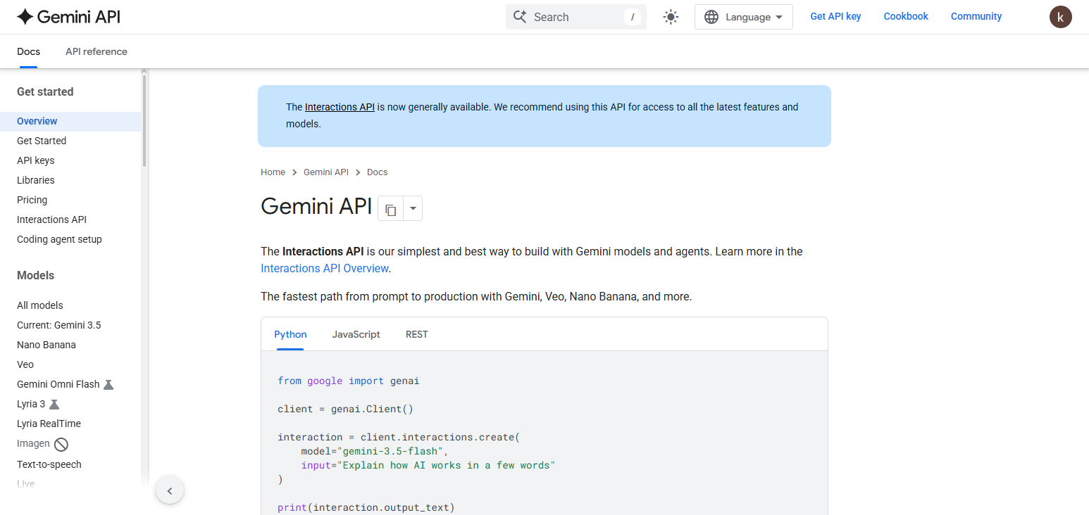 Gemini API